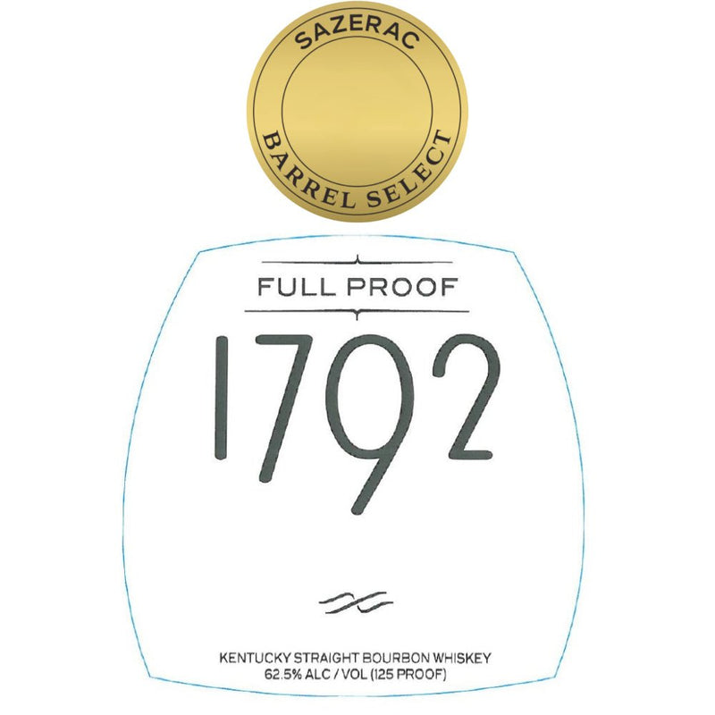 1792 Full Proof Bourbon Sazerac Barrel Select - Main Street Liquor