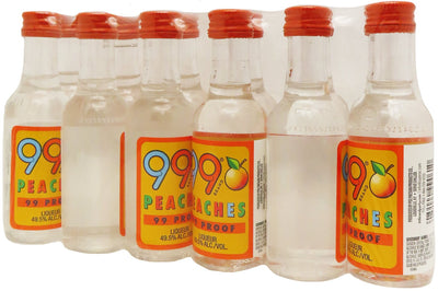 99 Peaches Schnapps 50ml 12pk - Main Street Liquor