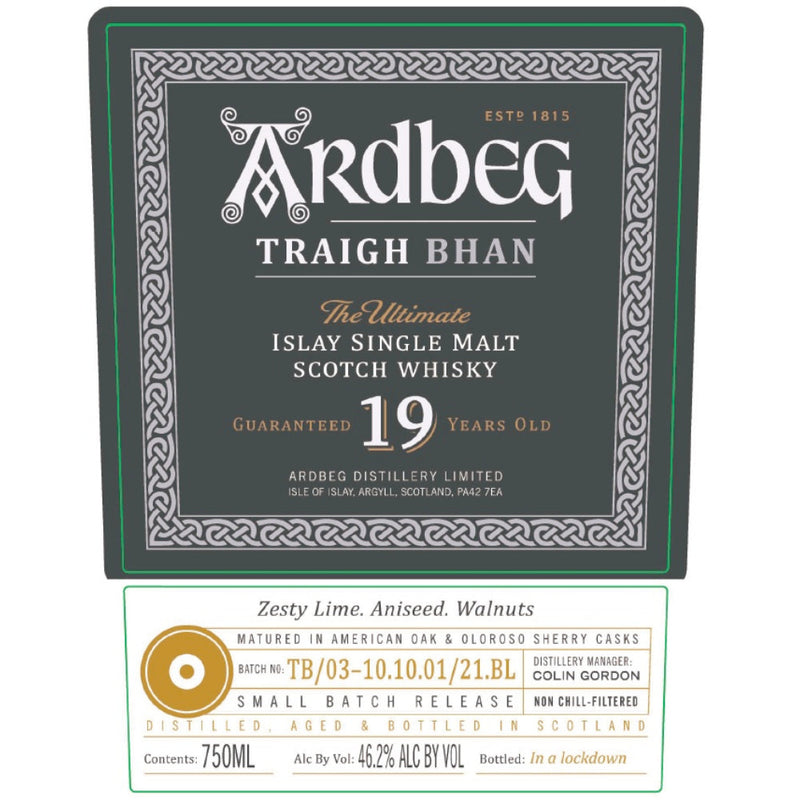 Ardbeg Traigh Bhan 19 Year Old Batch 3