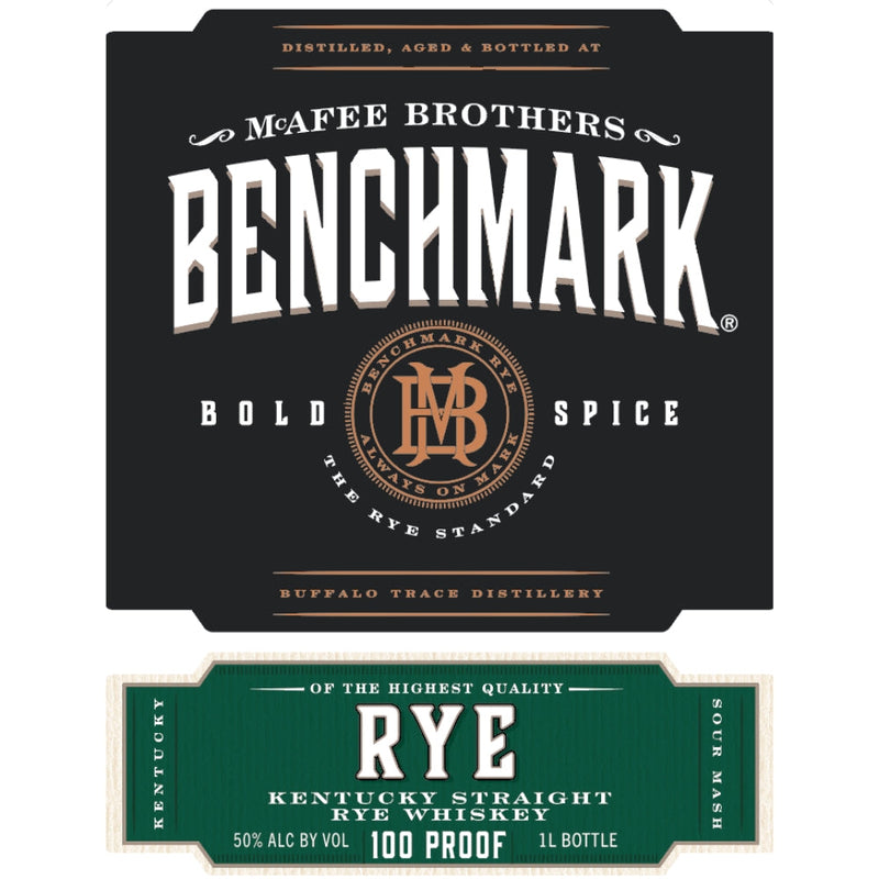 Benchmark Rye Whiskey 1L