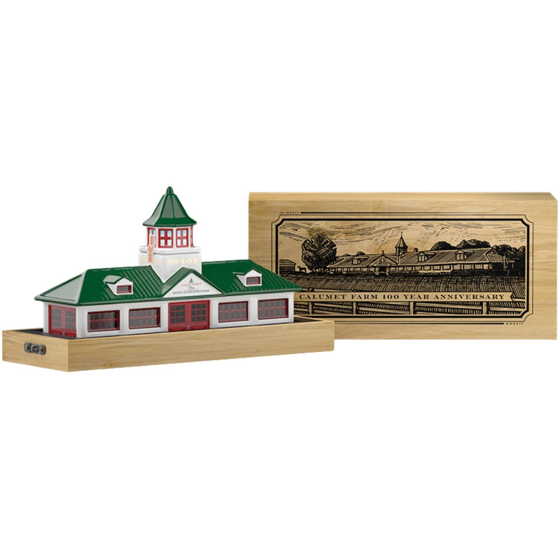 Calumet Farm Ceramic Farm Decanter 100th Anniversary Release