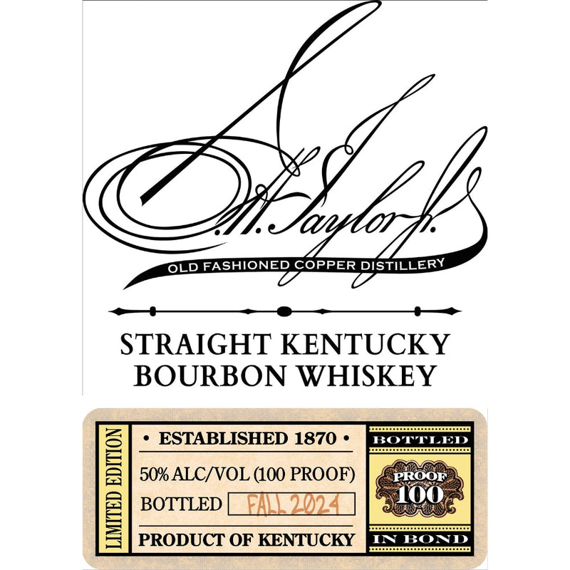 E.H. Taylor Bottled in Bond Bourbon Limited Edition