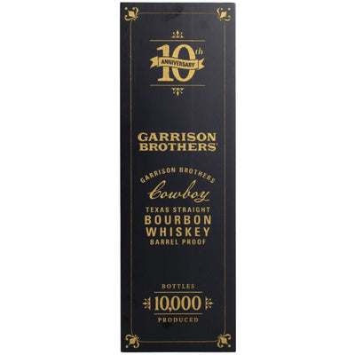 Garrison Brothers 10th Anniversary Edition Cowboy Bourbon