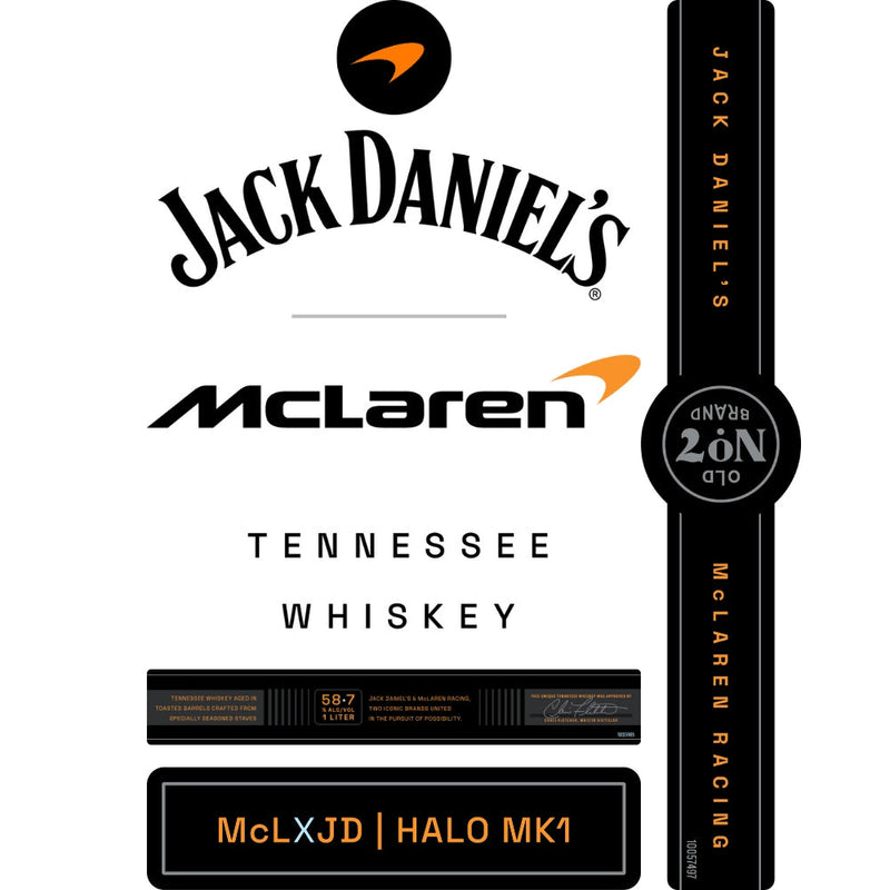 Jack Daniel’s X McLaren Toasted Barrel Tennessee Whiskey