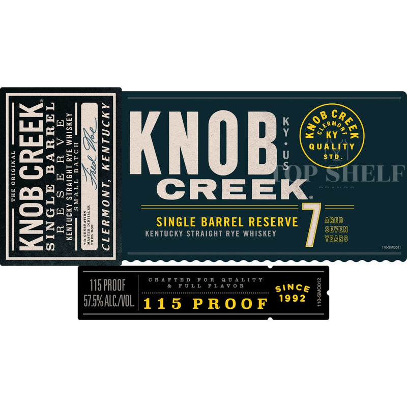 Knob Creek 7 Year Old Single Barrel Reserve Rye