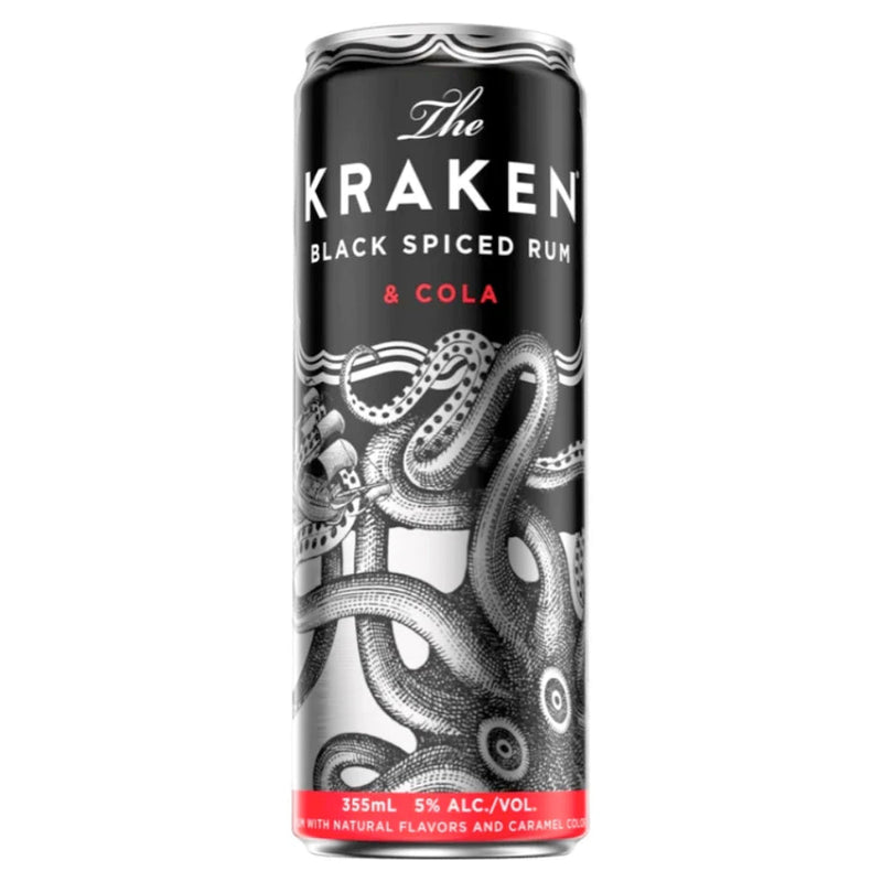 Kraken Black Spiced Rum & Cola Cocktail 4PK