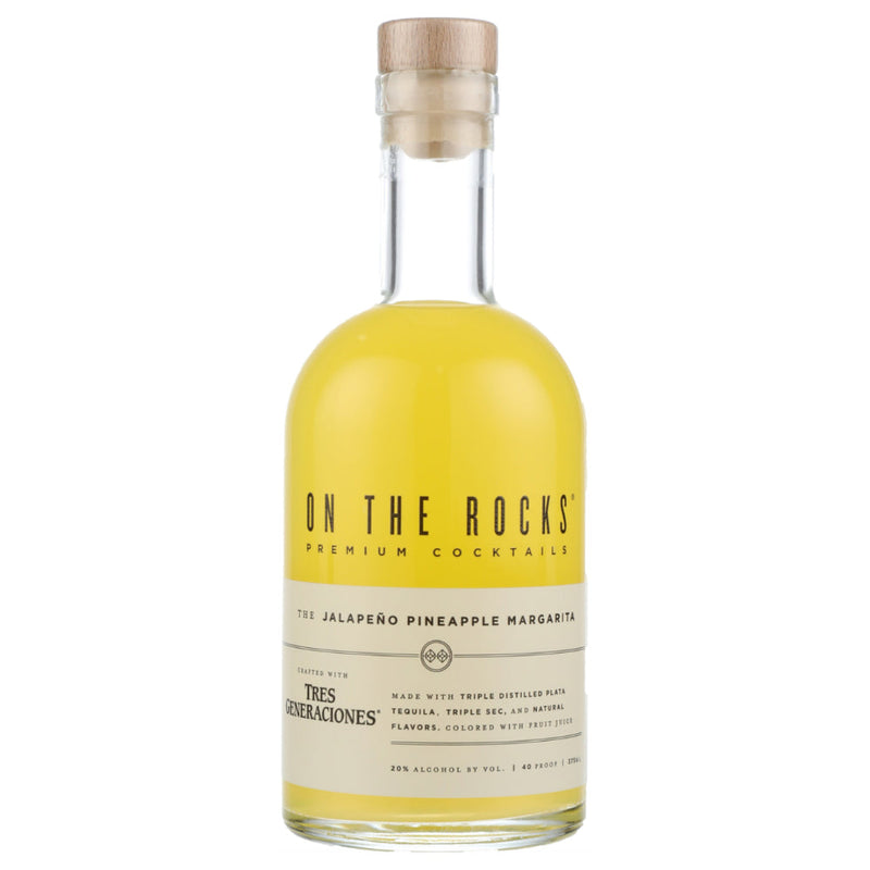On The Rocks Cocktails The Jalapeño Pineapple Margarita 375mL