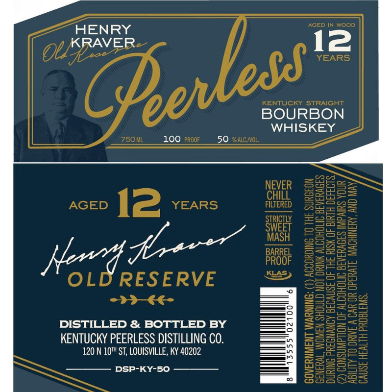 Peerless Henry Kraver 12 Year Old Bourbon