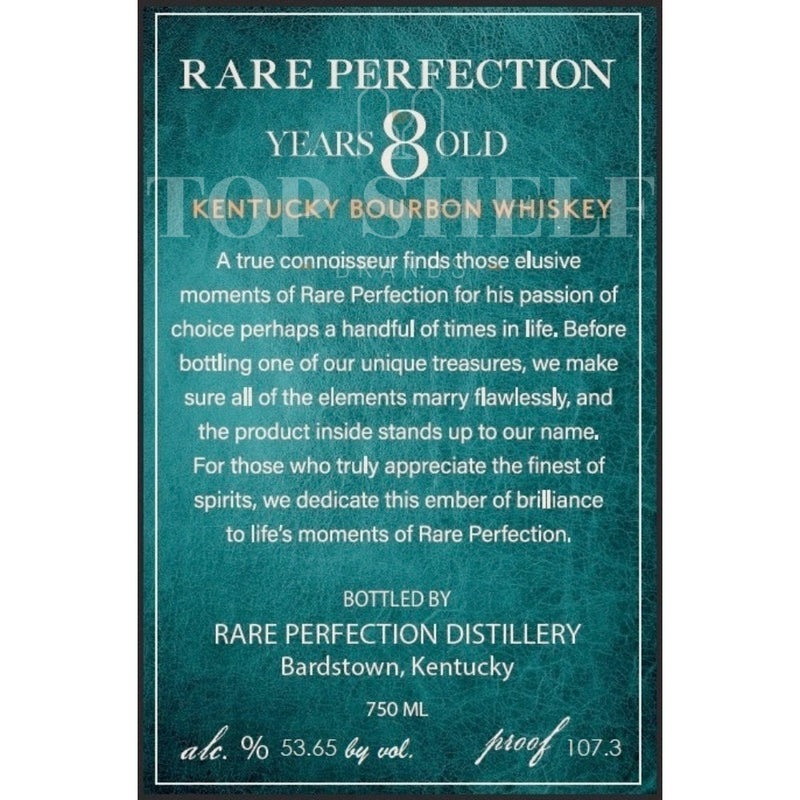 Rare Perfection 8 Year Old Bourbon Private Select