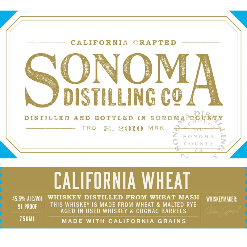 Sonoma California Wheat Whiskey