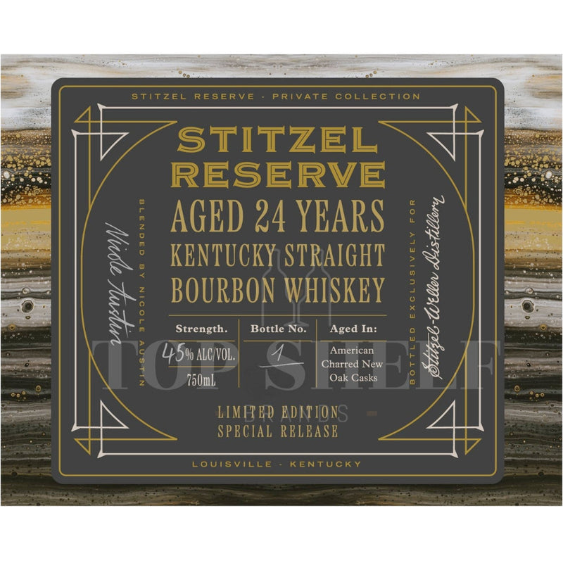Stitzel Reserve X Bourbon Lore 24 Year Old Bourbon