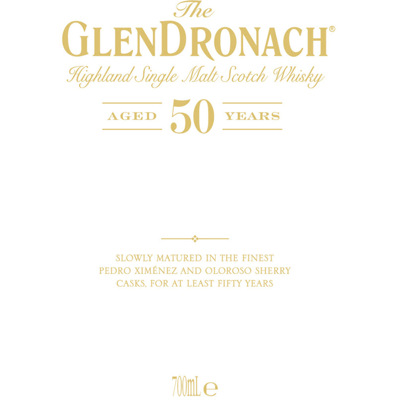 The Glendronach 50 Years Old