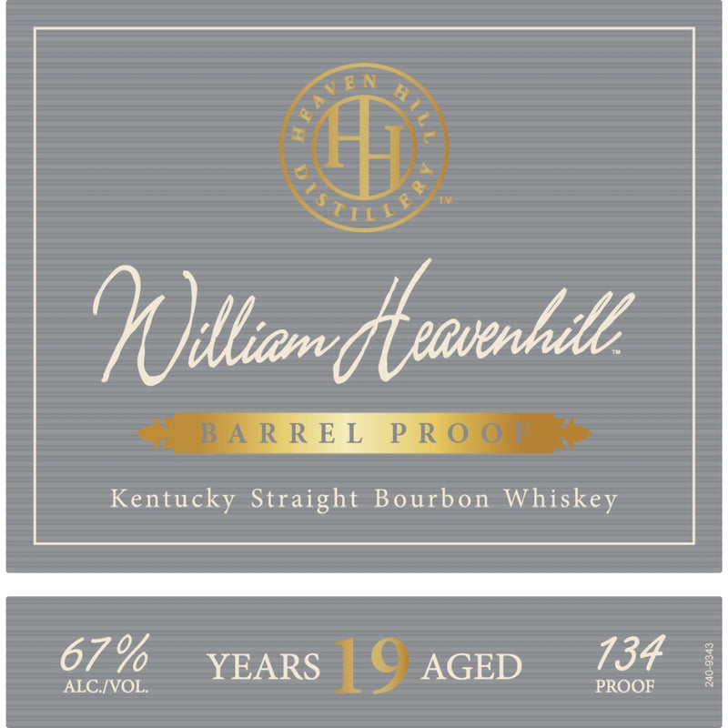 William Heavenhill 19 Year Old Barrel Proof Bourbon
