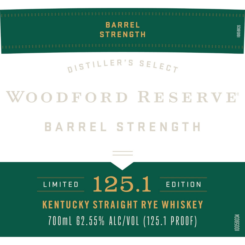 Woodford Reserve Barrel Strength Rye Whiskey
