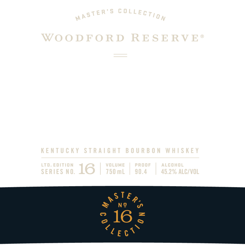 Woodford Reserve Master’s Collection Very Fine Rare No. 16