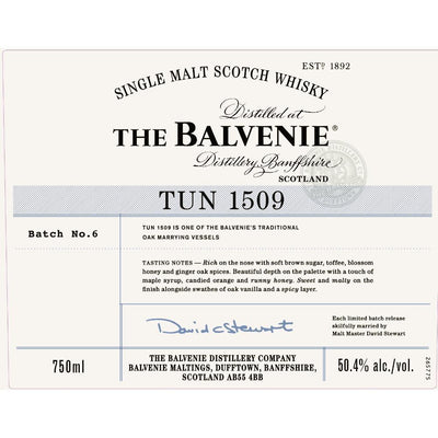 Buy The Balvenie Tun 1509 Batch 6 online from the best online liquor store in the USA.
