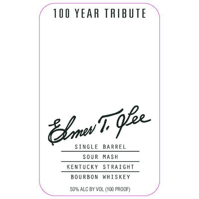 Elmer T. Lee 100 Year Tribute Bourbon Elmer T. Lee 