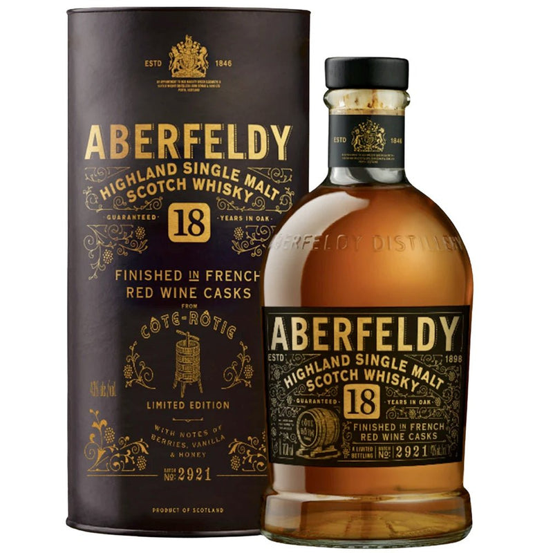 Aberfeldy 18 Year Old Limited Edition Côte Rôtie French Wine Cask Finish - Main Street Liquor