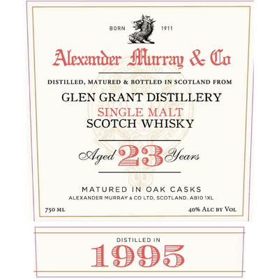 Alexander Murray & Co Glen Grant 23 Year Old 1995 - Main Street Liquor