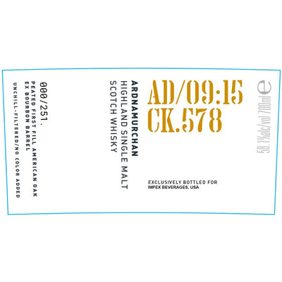 Ardnamurchan AD/09:15 CK.578 - Main Street Liquor