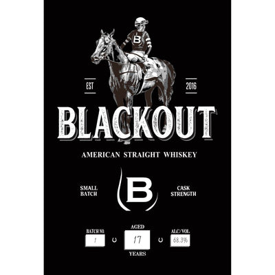 Blackout 17 Year Old American Straight Whiskey - Main Street Liquor