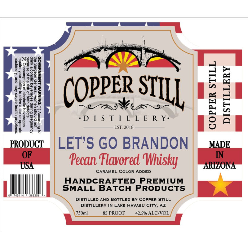 Copper Still Let’s Go Brandon Pecan Flavored Whisky - Main Street Liquor