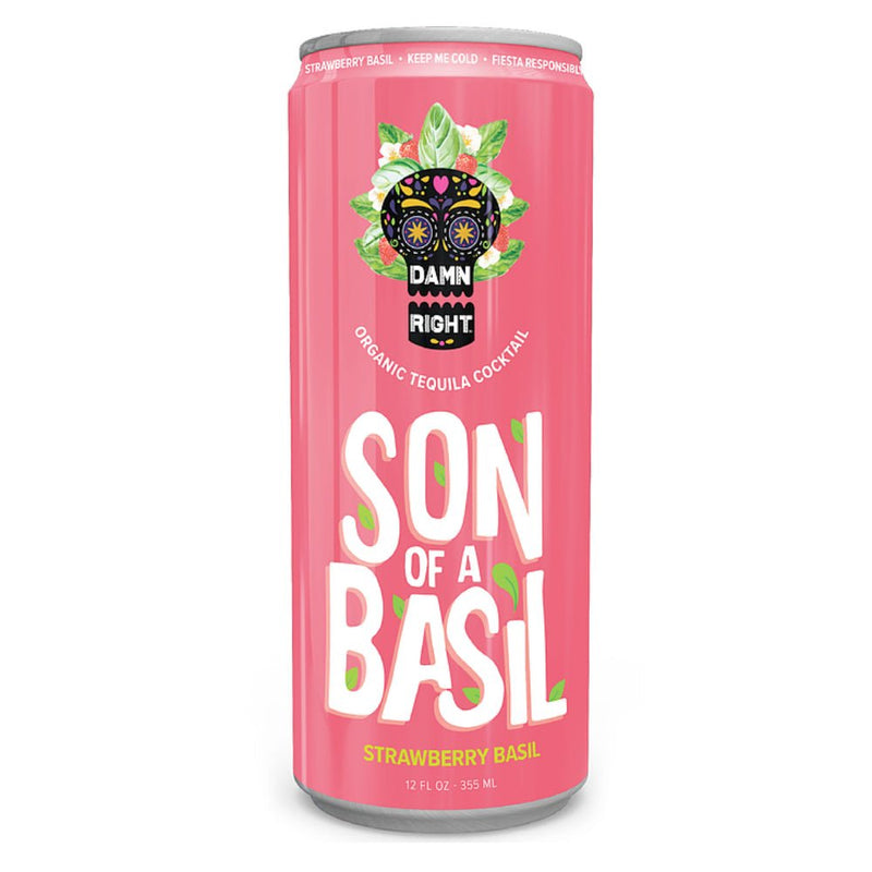 Damn Right Cocktails Son Of A Basil Strawberry - Main Street Liquor