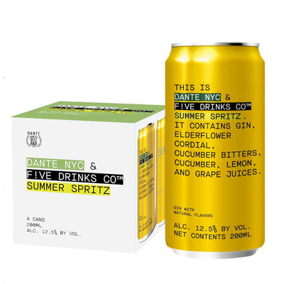 Dante NYC & Five Drinks Co. Summer Spritz - Main Street Liquor