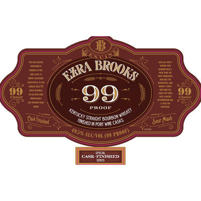 Ezra Brooks 99 Proof Bourbon Finished in Port Wine Casks - Main Street Liquor