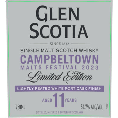 Glen Scotia Campbeltown Malts Festival 2023 - Main Street Liquor