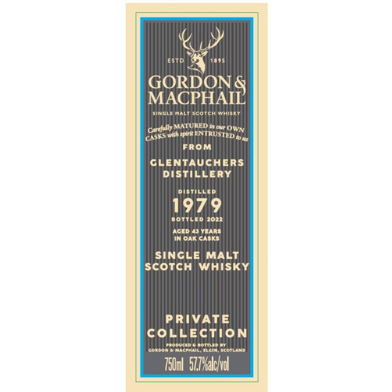 Gordon & Macphail 1979 Glentauchers 43 Year Old - Main Street Liquor