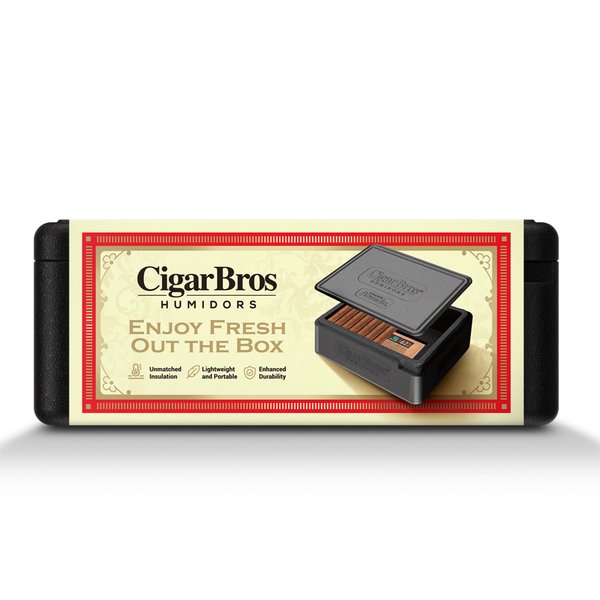 La Aurora 20 Premium Cigars Set & Cutter + Personal Humidor by CigarBros - Main Street Liquor