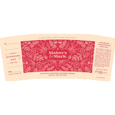 Maker’s Mark Limited Edition Personalized Holiday Bottle - Main Street Liquor