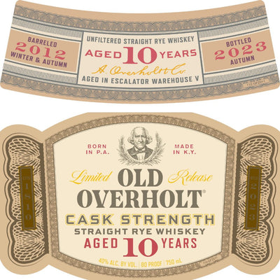 Old Overholt 10 Year Old Cask Strength Straight Rye - Main Street Liquor