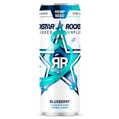 Rockstar Unplugged Blueberry Energy Drink - Main Street Liquor