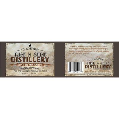 Rooster’s Rise-N-Shine Distillery Apple Pie Moonshine - Main Street Liquor