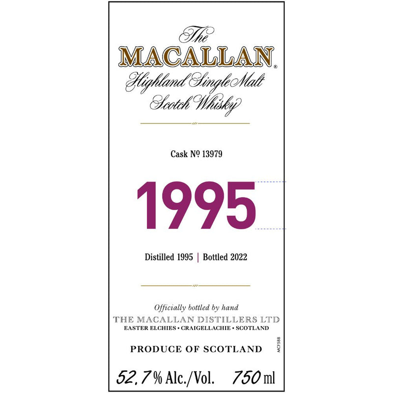 The Macallan Fine & Rare 1995 - Main Street Liquor