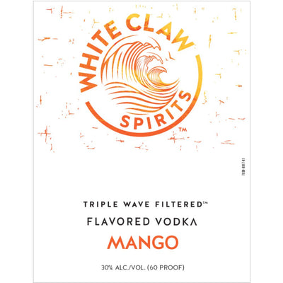 White Claw Spirits Mango Vodka - Main Street Liquor